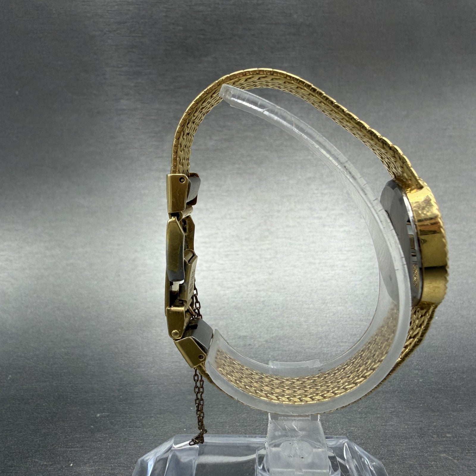 Seiko Lassale Watch Women 22mm Champagne Dial Gold Tone 1400-0479 New Battery KH8