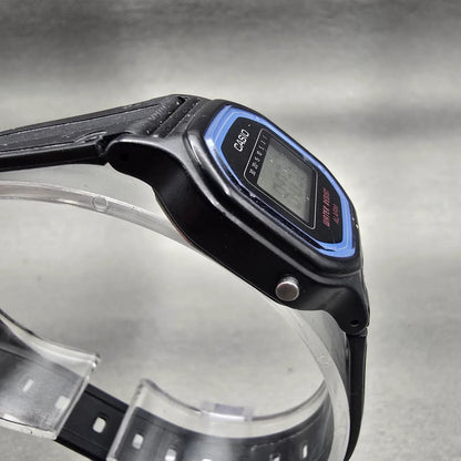 Casio LA-11W Digital Watch Women 25mm Black Blue Alarm Chronograph New Battery B3
