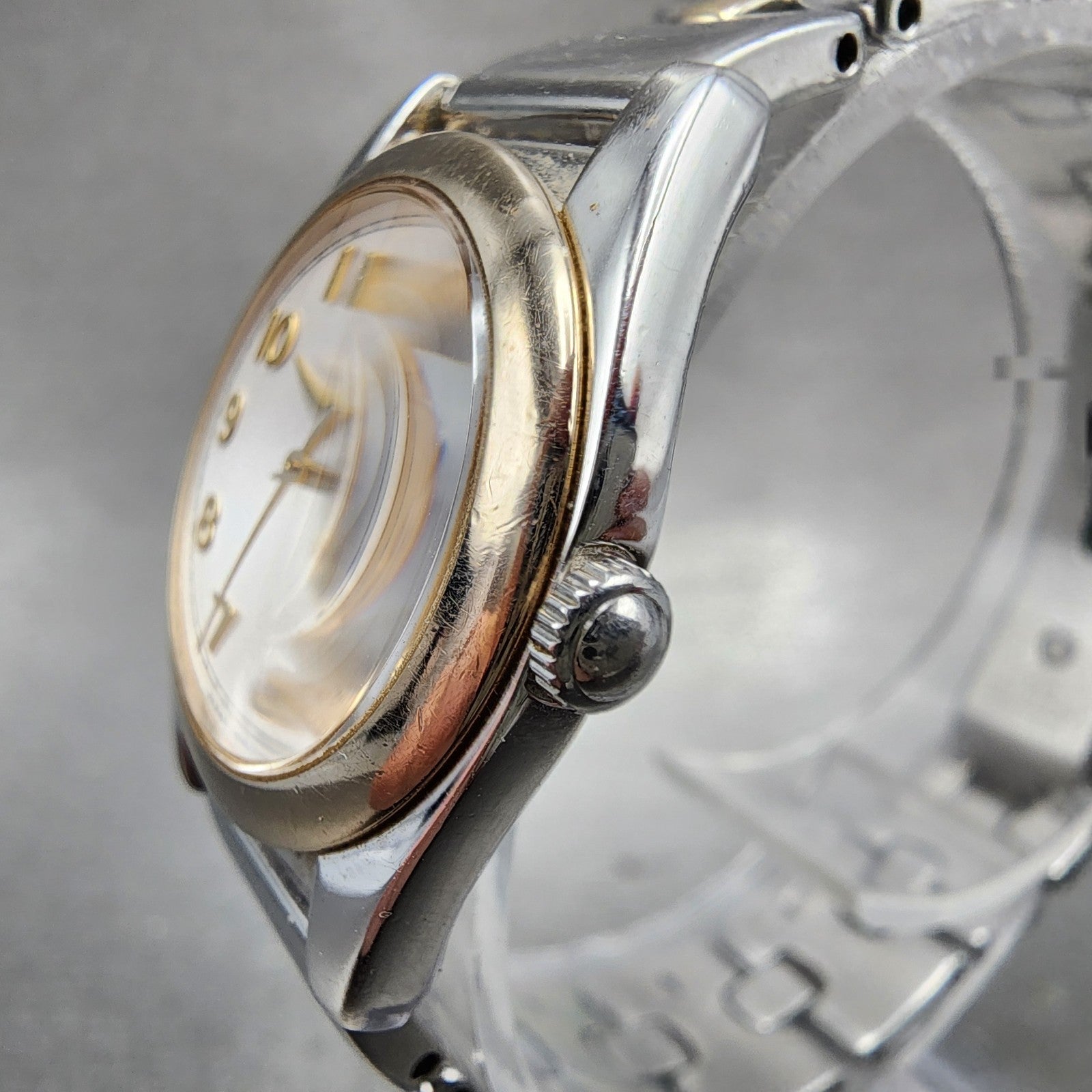 Seiko Lukia Watch Women 26mm White Dial Two Tone Round 4N210980 New Battery2