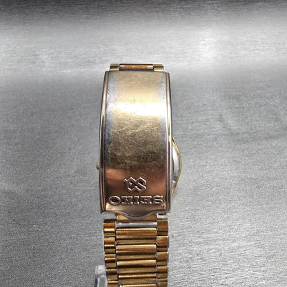 Seiko SQ Railroad Approved Watch Men 34mm White Dial Daydate 8223-8049 New BattK7