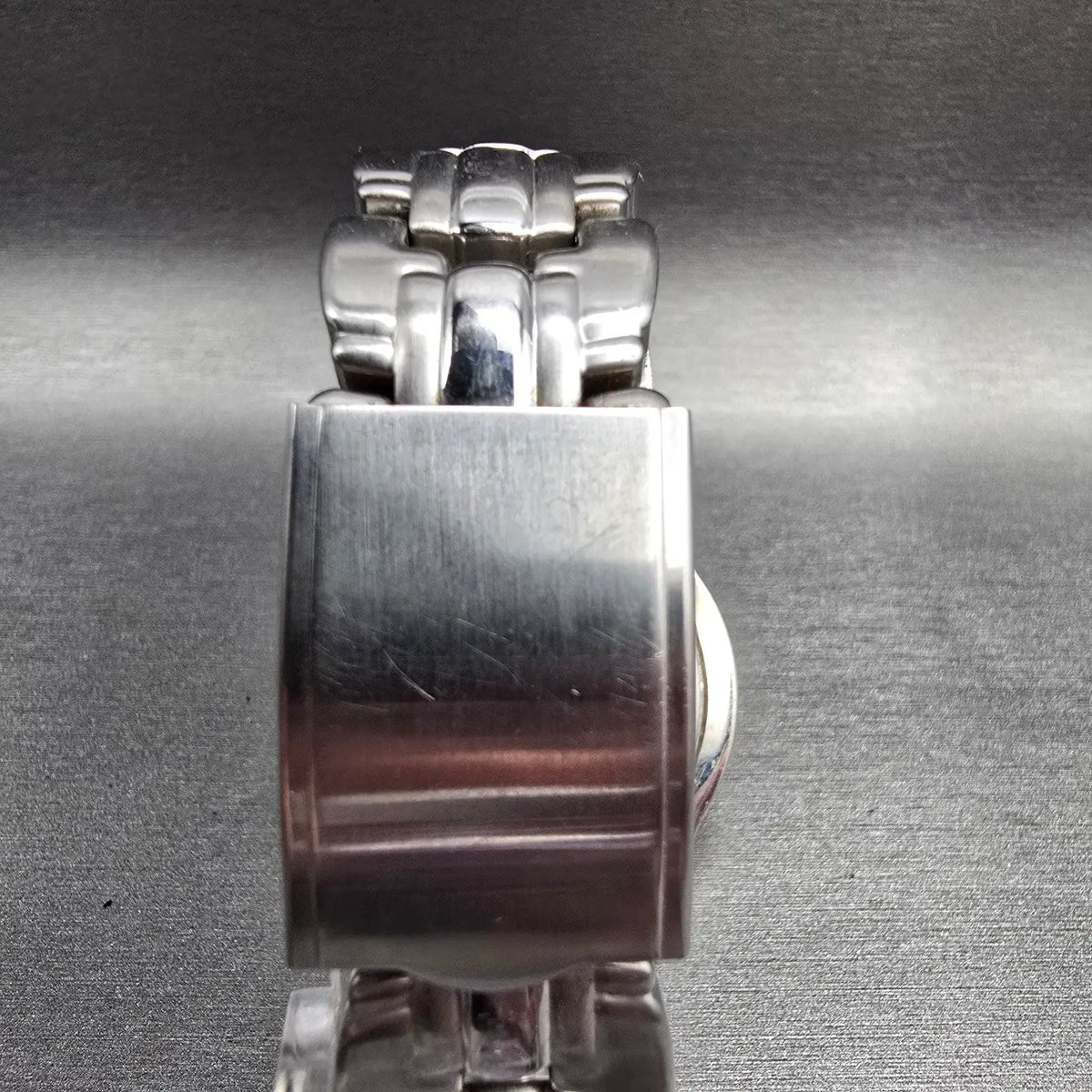 Alba Dive Watch Men 38mm White Dial Silver Tone Date Round V730-0R20 New Batt7