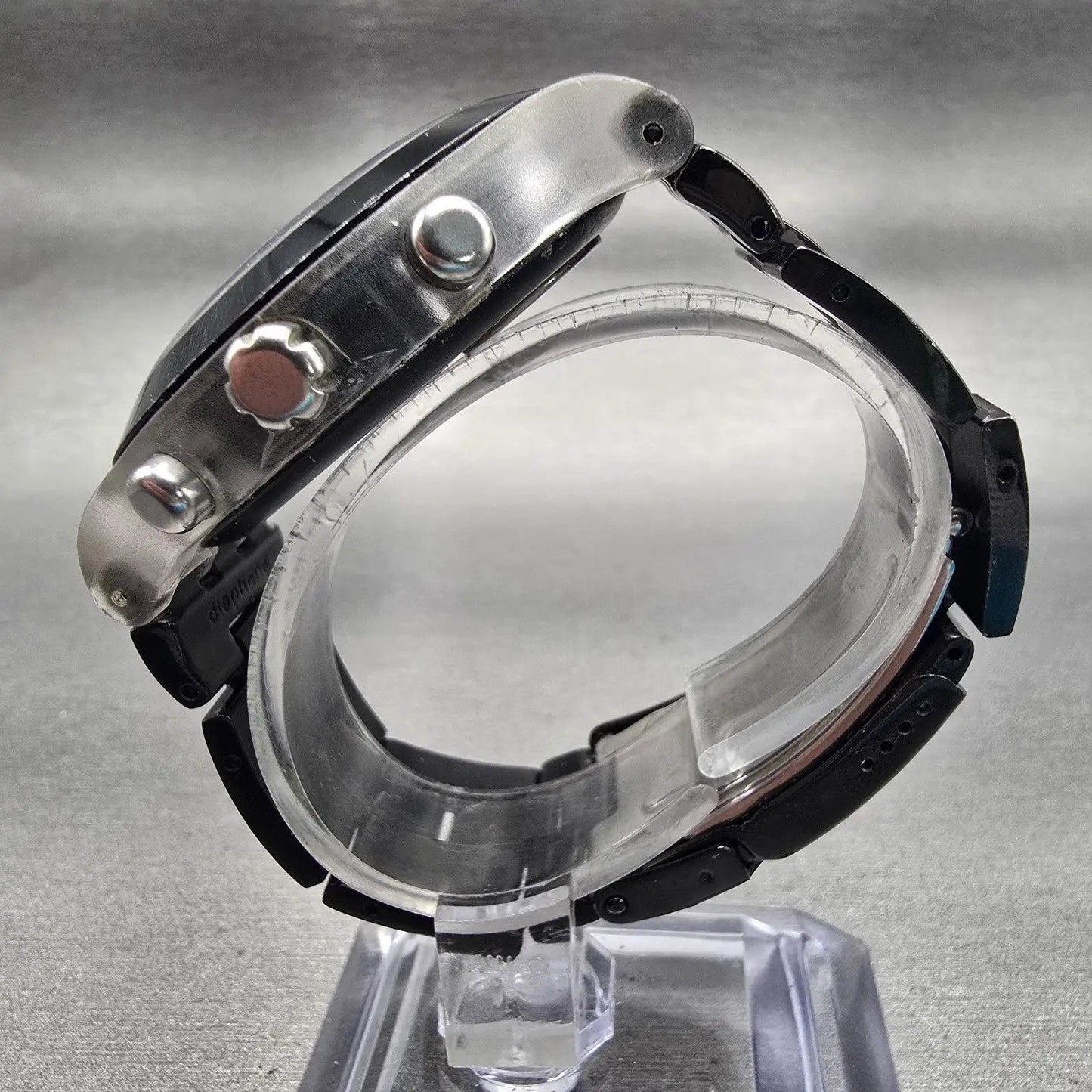Swatch Irony Diaphane Full Blooded Nigth Watch Men Chrono SVCK4035AG New Battery6