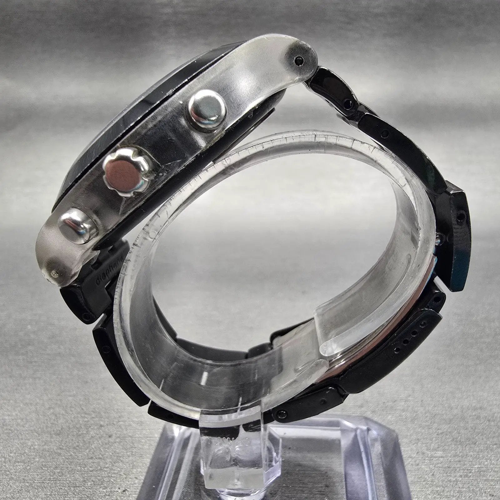 Swatch Irony Diaphane Full Blooded Nigth Watch Men Chrono SVCK4035AG New Battery6