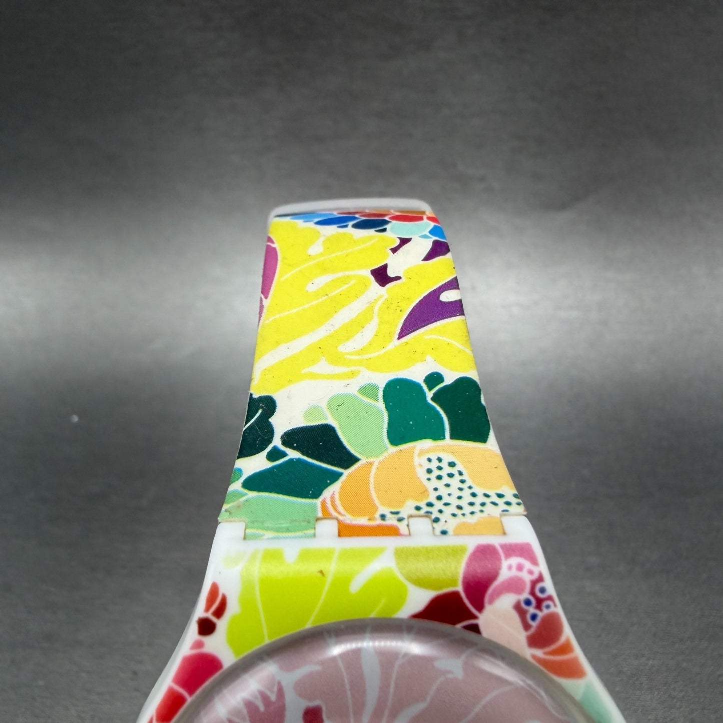 Swatch Flowerfool Watch Men 41mm Floral Dial White SUOW126 Daydate New Battery4