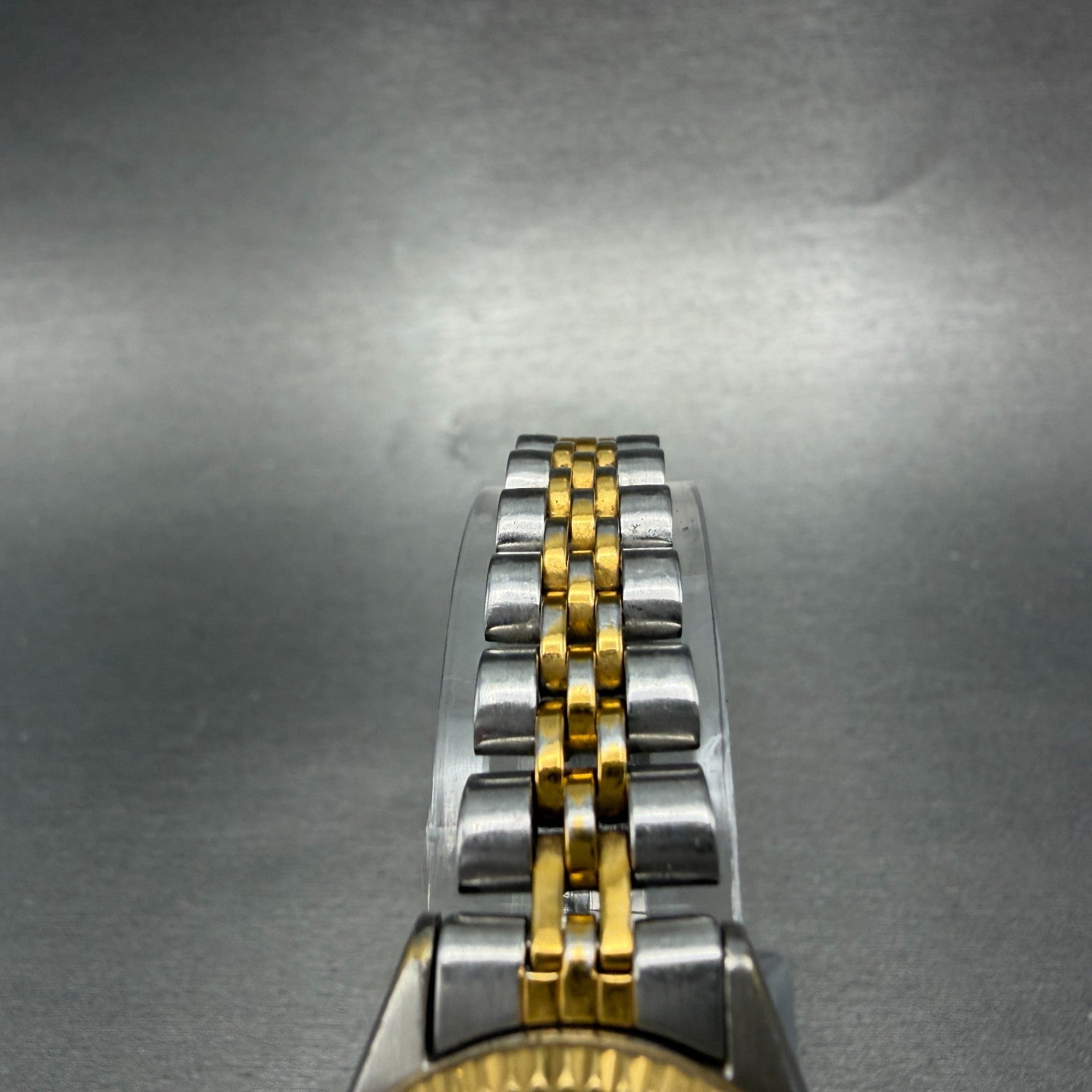 Pulsar Watch Women 24mm Champagne Dial Two Tone Daydate Round V783-0030 New Batt4