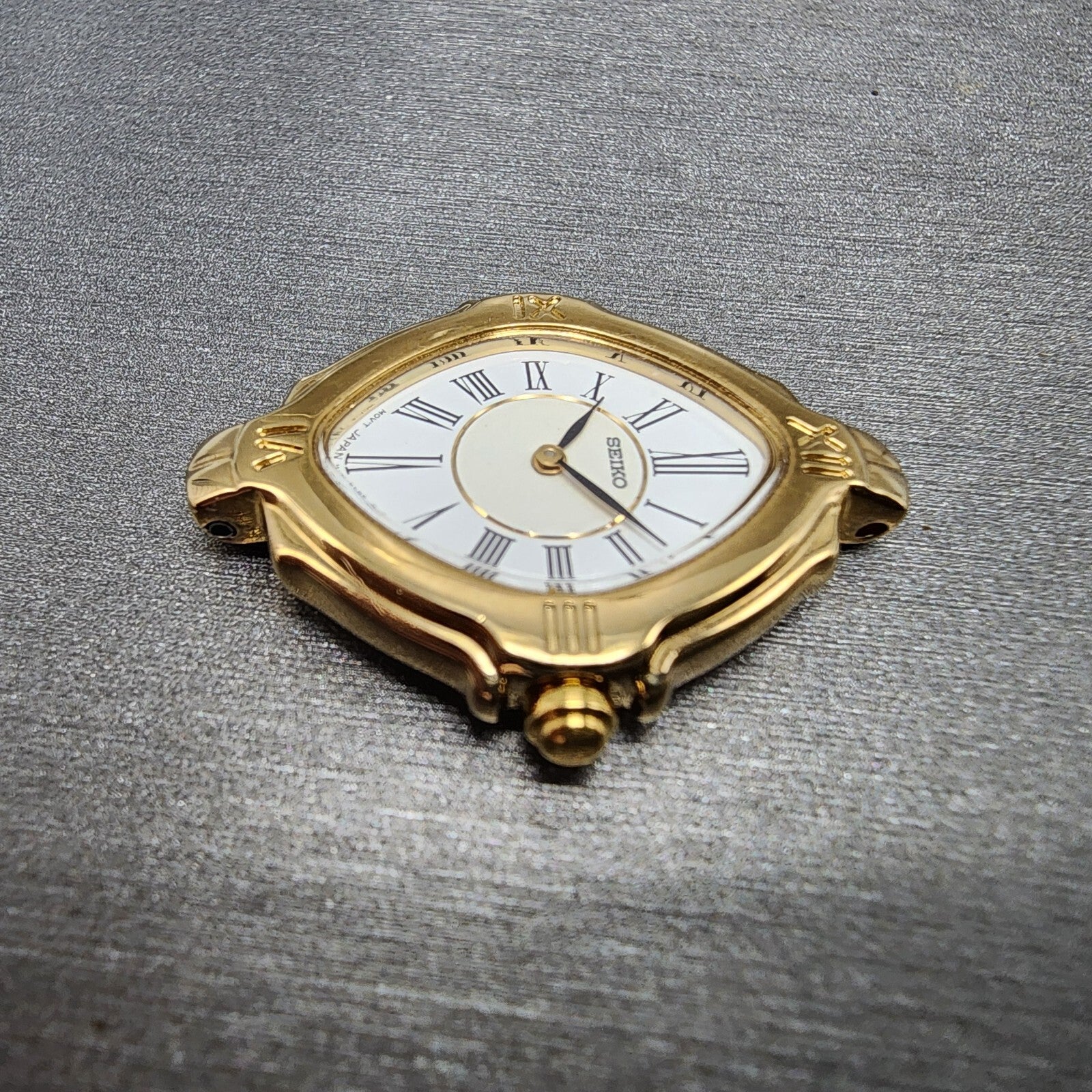 Seiko Watch Women 19mm White Dial Gold Tone 1N00 4K88 SXJR48 SAMPLE NO MOVEMENT6