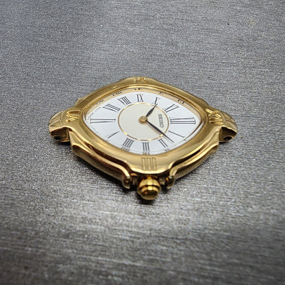 Seiko Watch Women 19mm White Dial Gold Tone 1N00 4K88 SXJR48 SAMPLE NO MOVEMENT6