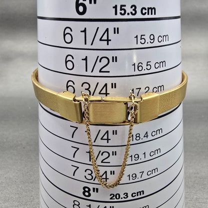 Citizen CQ Watch Women 19mm Gold Dial Gold Tone Oval 2030-943031 New Battery9