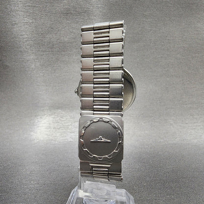 Longines Conquest Watch Men 32mm Silver Dial Steel Date Round New Battery7