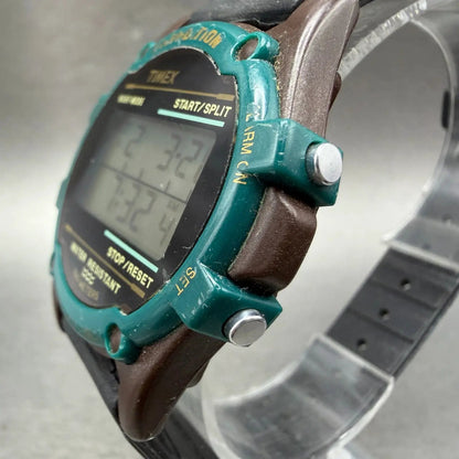 Timex Expedition Atlantis Watch Men 40mm Digital Blue Tone Round Alarm New Batt2