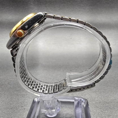 Seiko Watch Women 24mm White Dial Two Tone Daydate Round 7N83-0011 New Battery6
