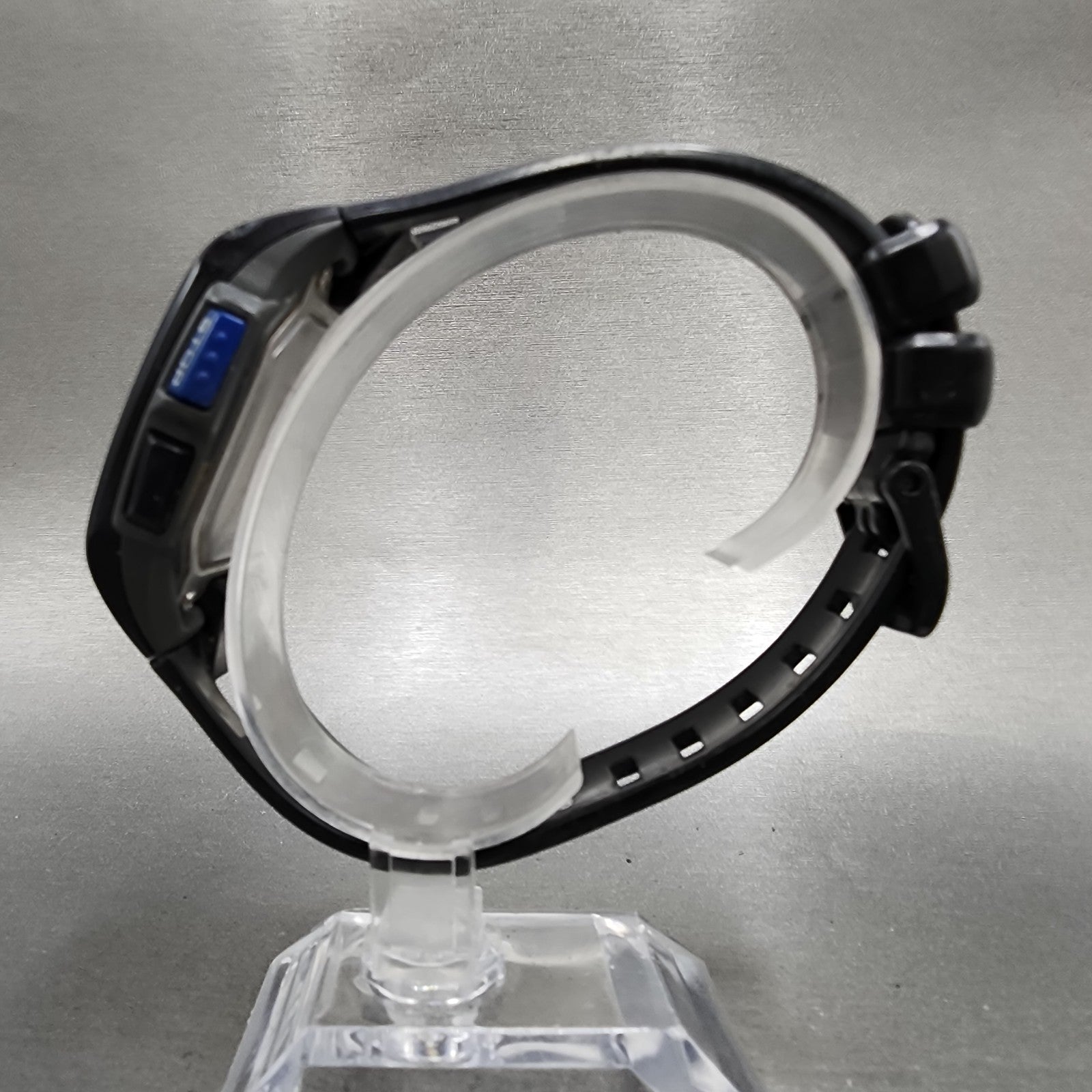 Casio PHY STW1000 Watch Men 42mm Digital Black Tone Alarm Chrono Rectangle Runs6