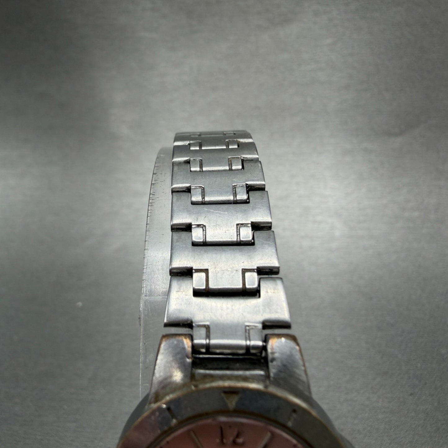 Casio Watch Women 24mm Pink Dial Silver Tone Round LTP-1177 New Battery HT94