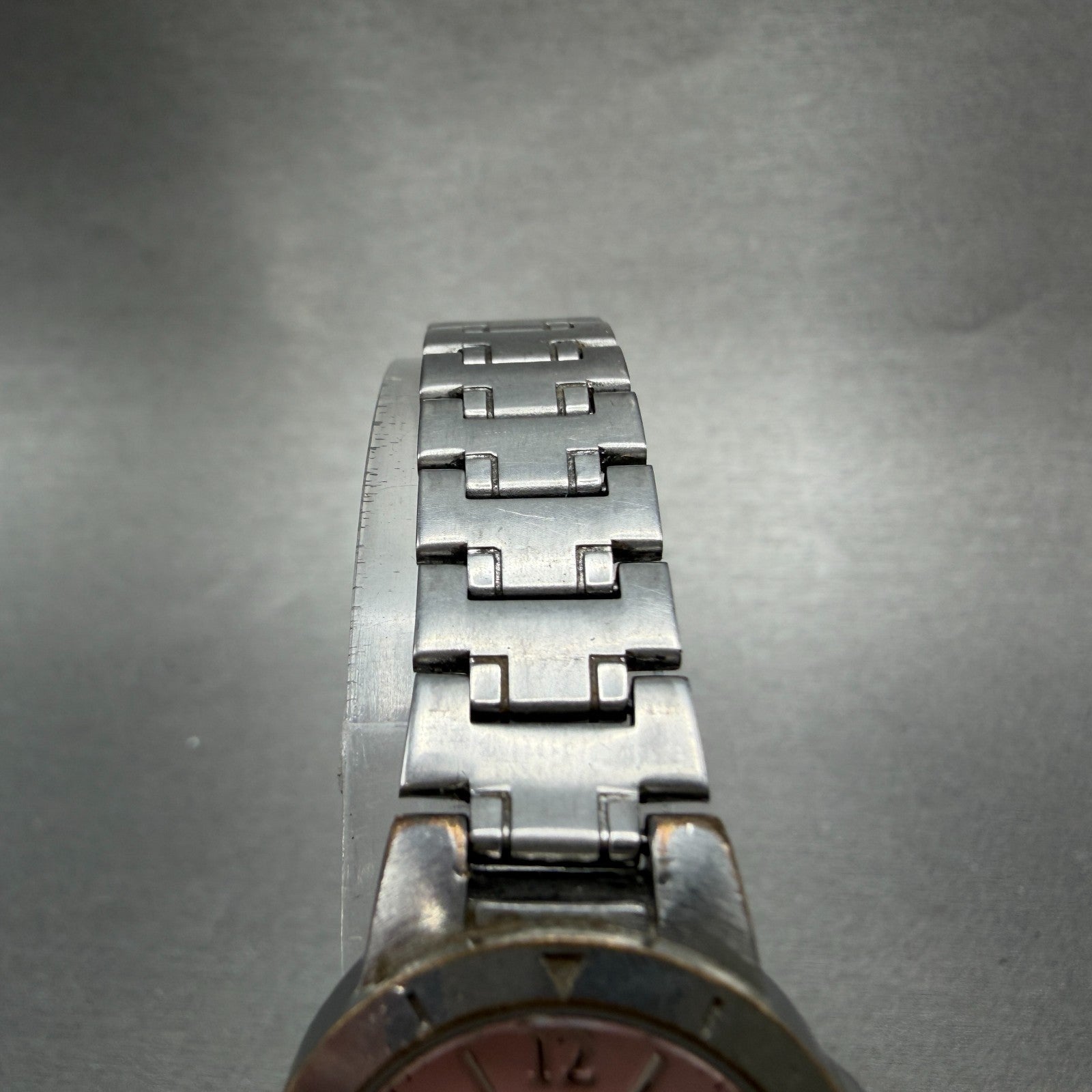 Casio Watch Women 24mm Pink Dial Silver Tone Round LTP-1177 New Battery HT94