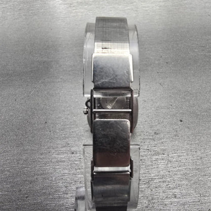 Seiko Watch Women 24mm Blue Dial Silver Tone Daydate Rectangle 7903-5000 New Bat7