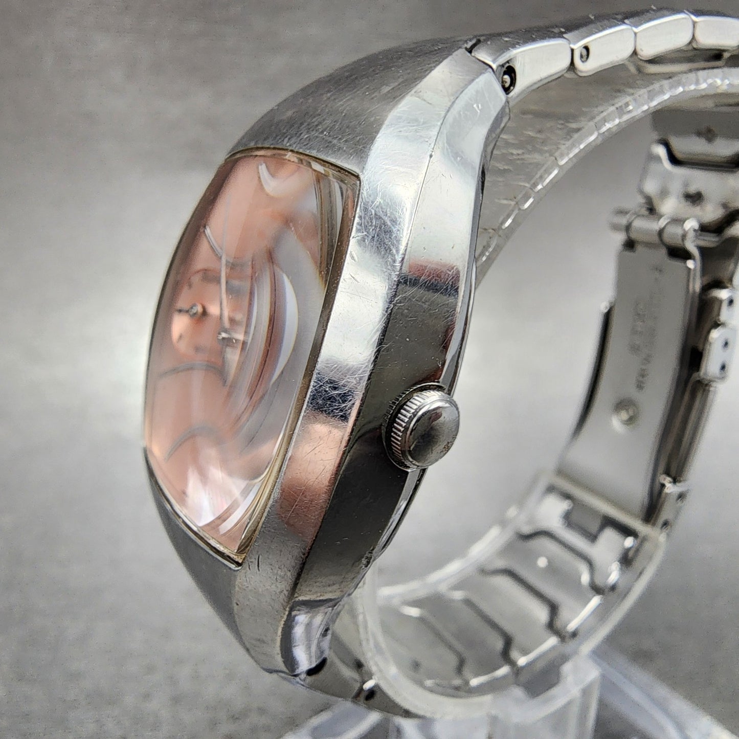 Seiko Lukia Watch Women 28mm Pink Dial Stainless Steel Daydate 5Y895A20 New Bat2