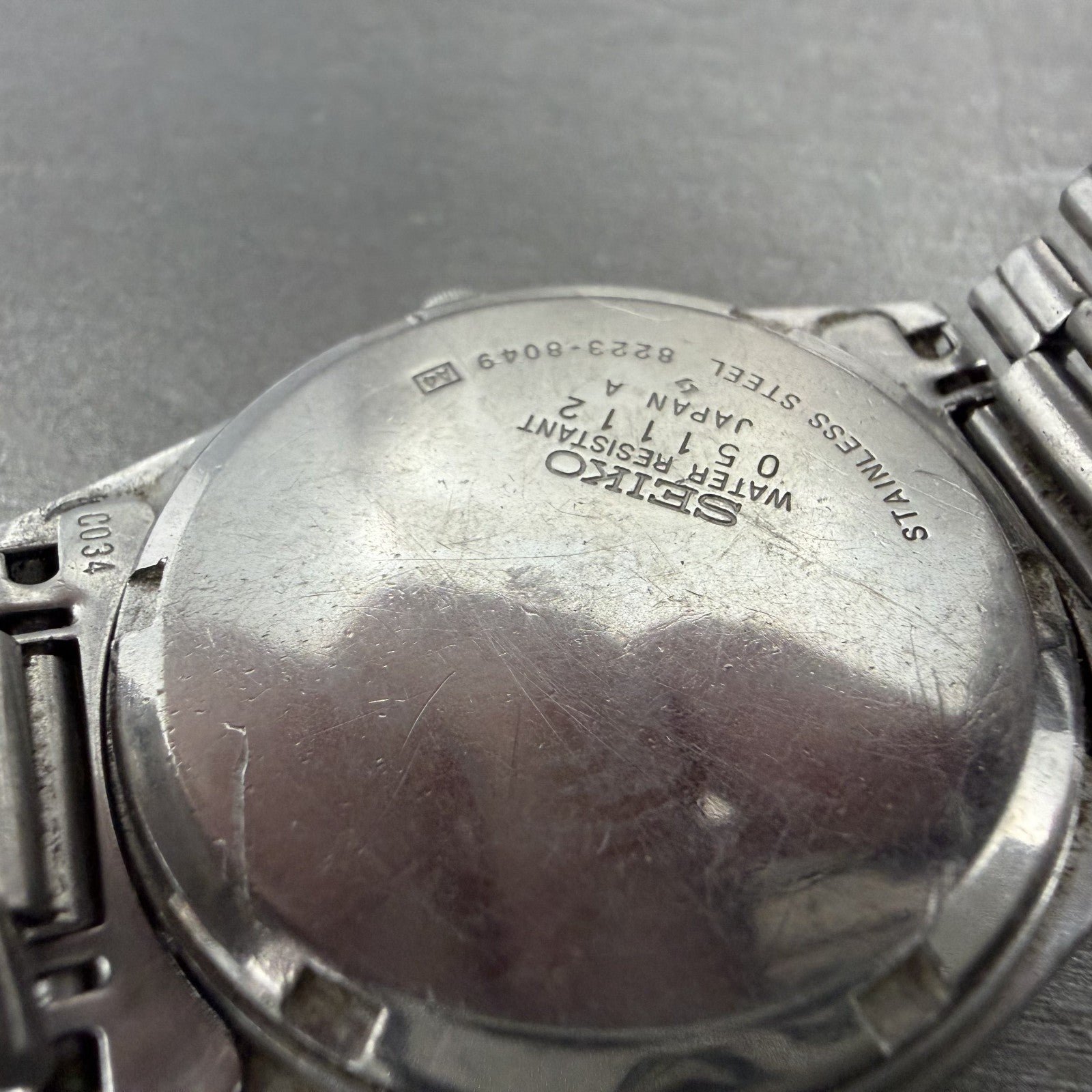 Seiko SQ Railroad Approved Watch Men 34mm White Dial Steel Daydate New Battery9