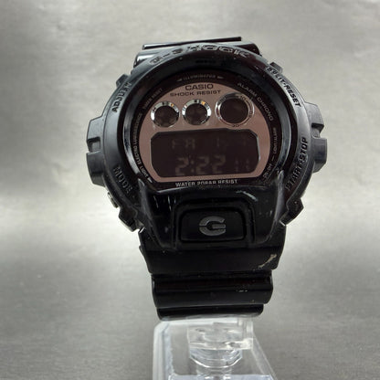 Casio G-Shock DW-6900NB Watch Men 50mm Digital LCD Black Tone Alarm Chrono Works5