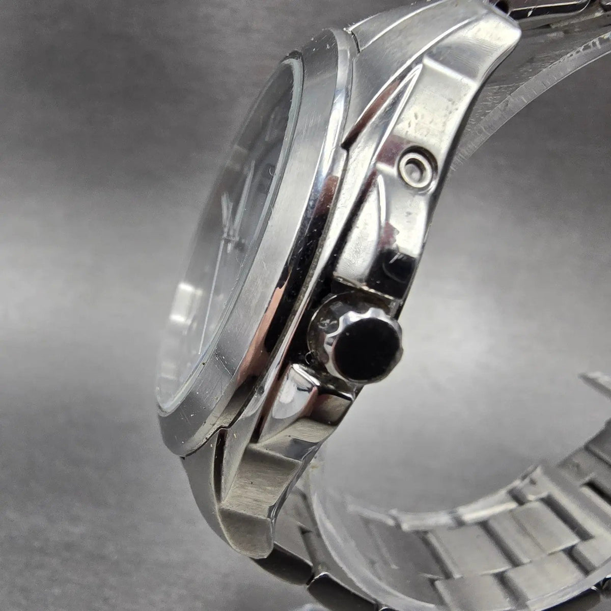 Citizen Eco-Drive Watch Men 40mm Gray Dial Steel Perpetual Calendar BL1220-56A2
