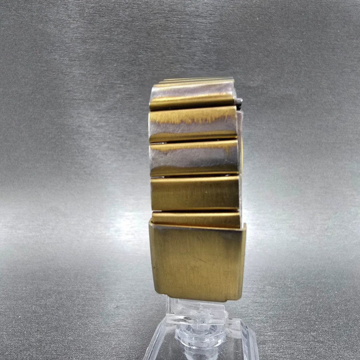 Citizen Tank Watch Men 26mm Gold Dial Gold Tone Rectangle 6030-S60201 PARTS8