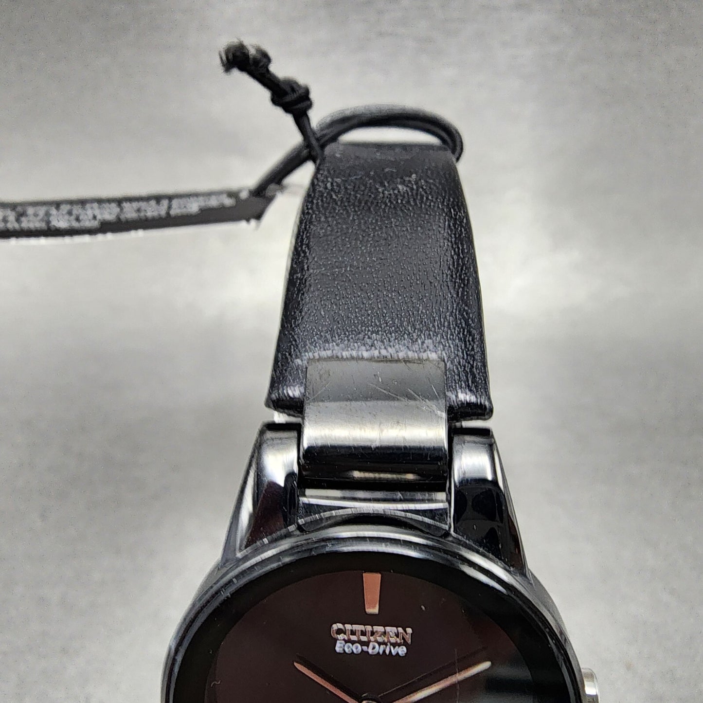 Citizen EcoDrive Axiom Watch Women 30mm black Dial Black Tone Date Round Runs4