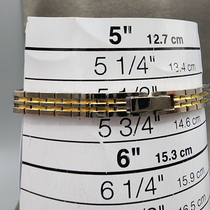 Citizen Tank Watch Women 13mm White Dial Two Tone Rectangle New Battery10