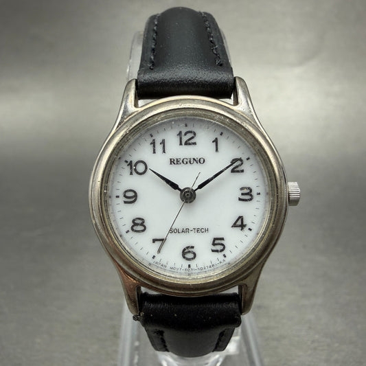 Citizen Reguno Watch Women 24mm White Dial Steel Round Solar E031-S028264 Runs0