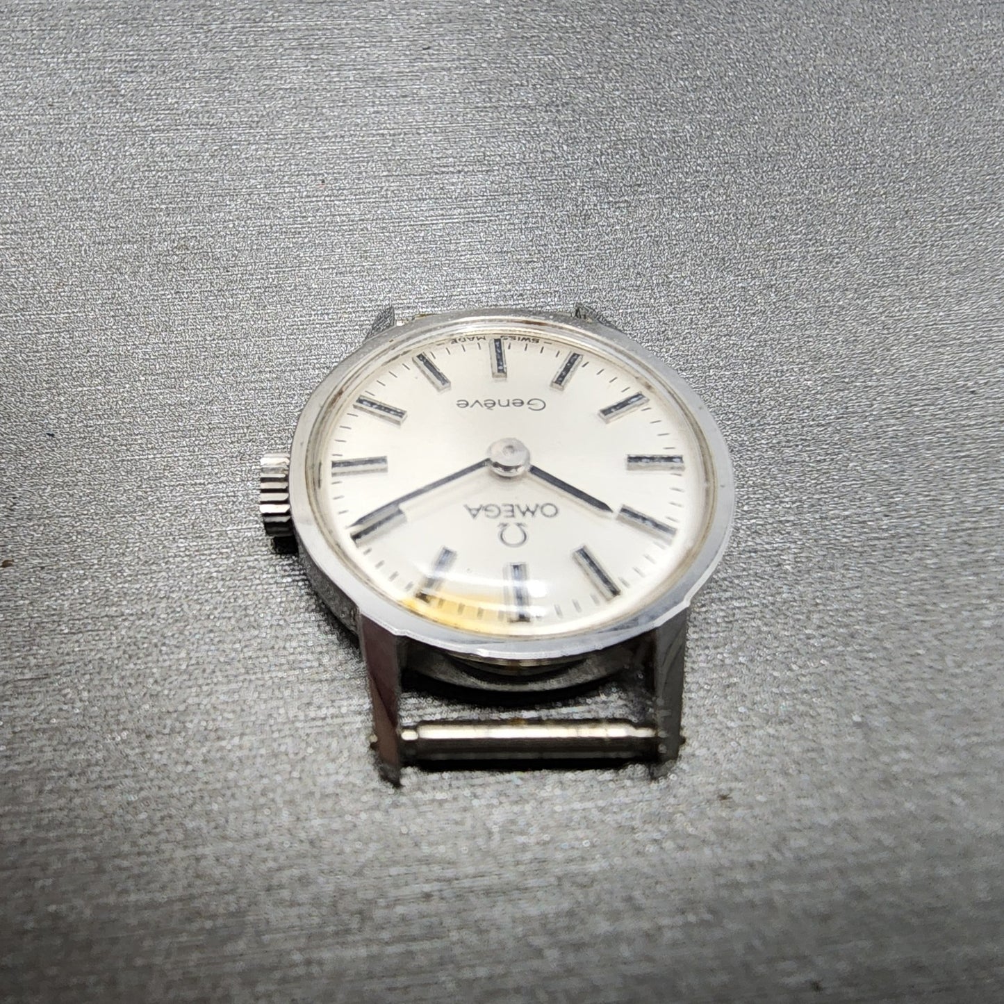 Omega Geneve Watch Women 20mm Silver Dial Steel Round Manual 511.0451 PARTS5