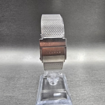 Skagen Watch Women 23mm MOP Dial Silver Tone Gemmed Oval 686XSGSC New Battery7