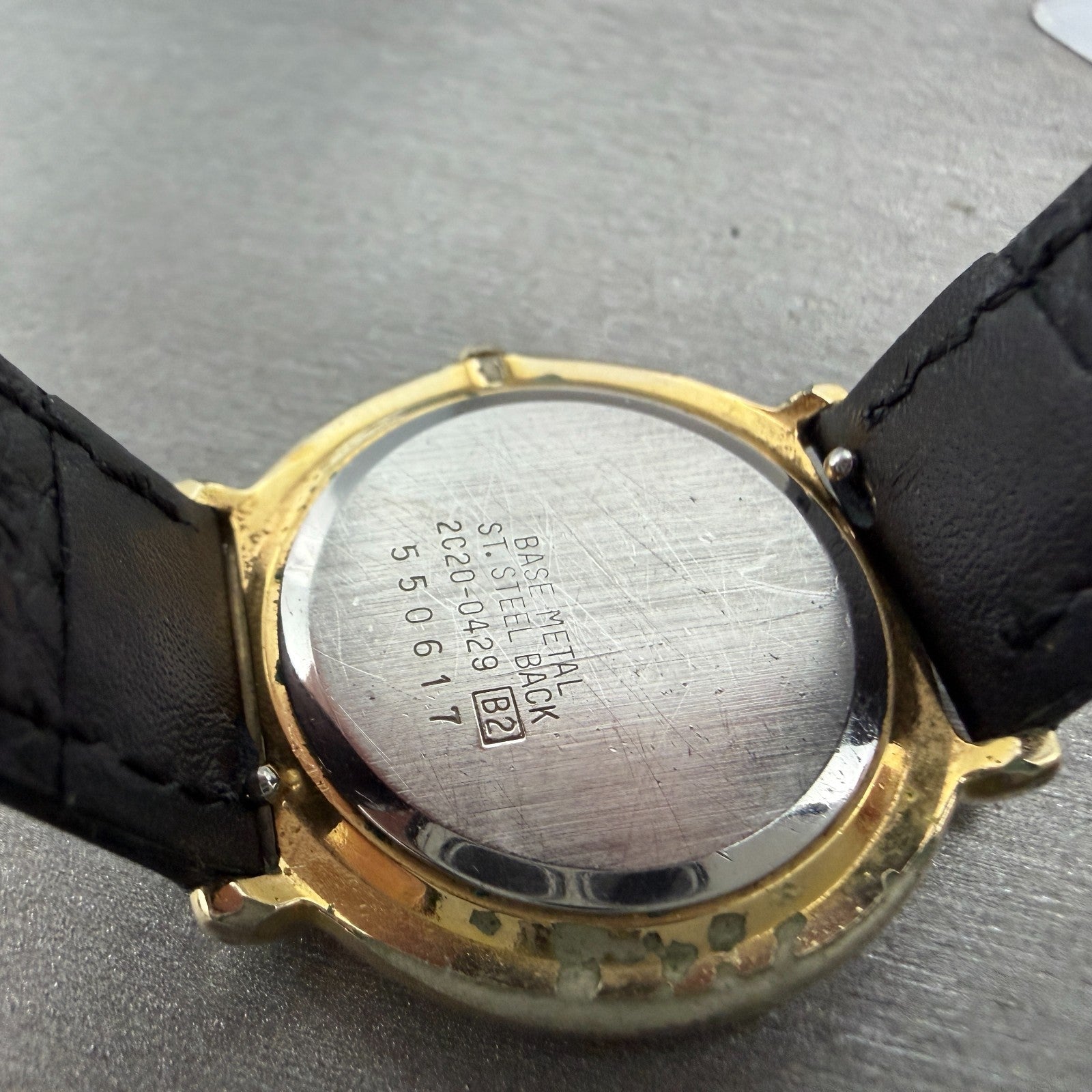 Seiko Watch Unisex 31mm White Dial Gold Tone Round 2C20-0429 New Battery Vintage9
