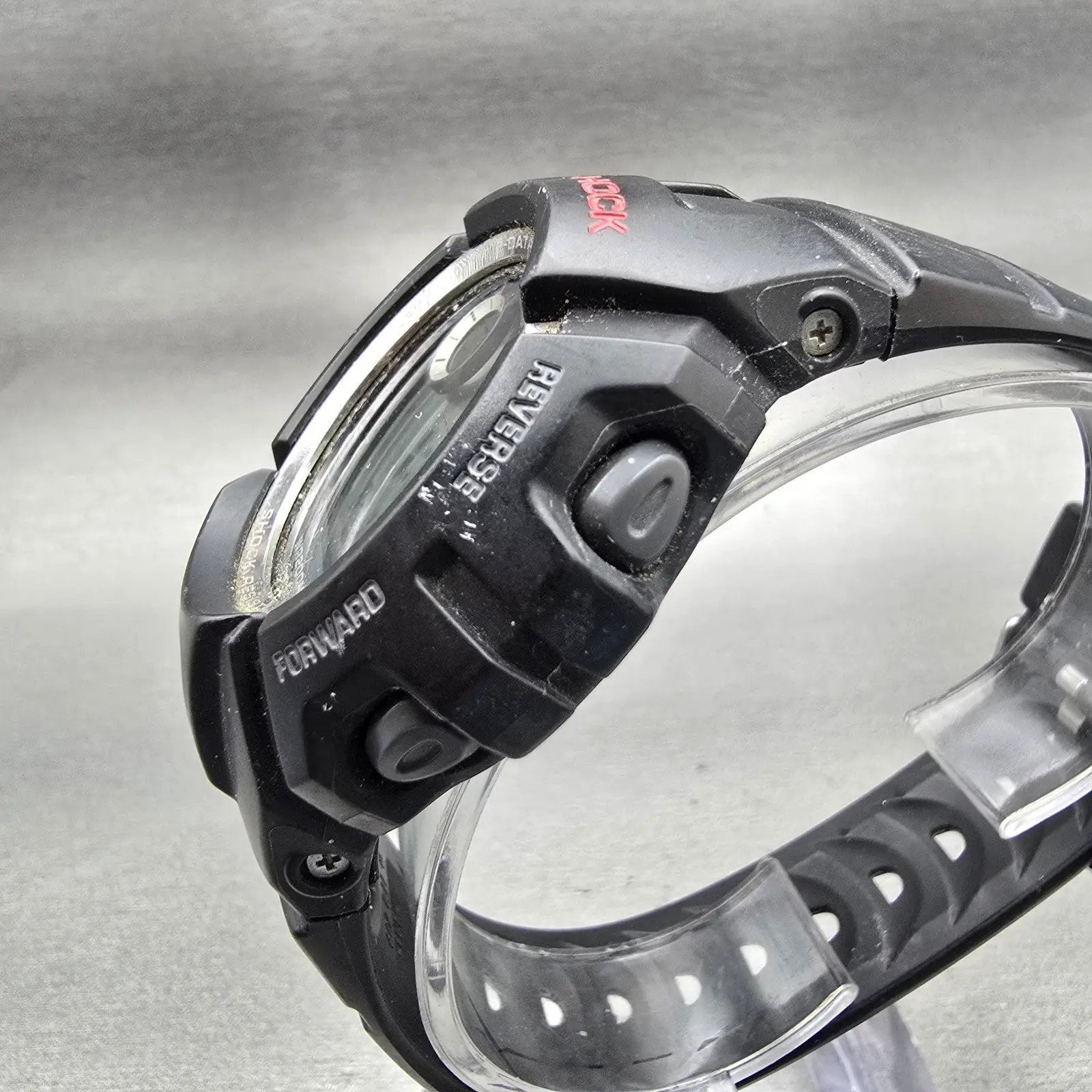 Casio G-Shock G-2900 Watch Men 46mm Black Dial Black Chrono Alarm New Battery2