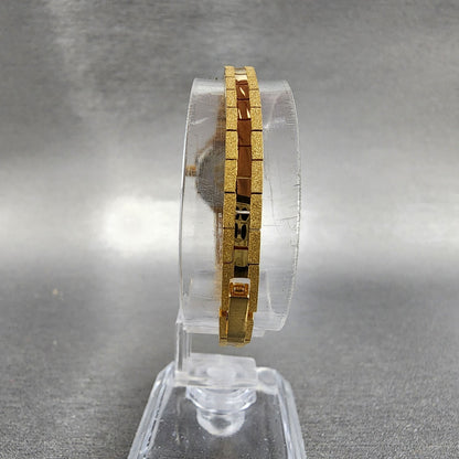 Citizen Watch Women 17mm Champagne Dial Gold Tone NOS 3220890809 New Battery9