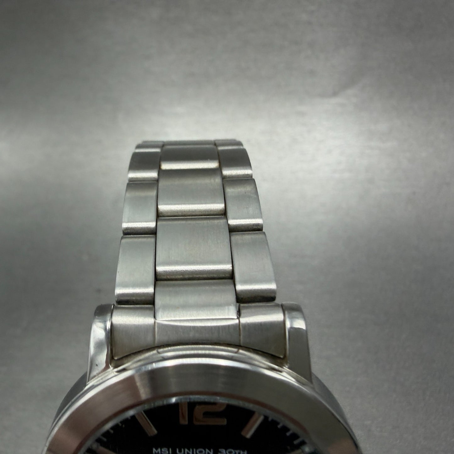 Seiko MSI Union 30TH Watch Men 36mm Blue Dial Steel Date Round 7S26A Runs4