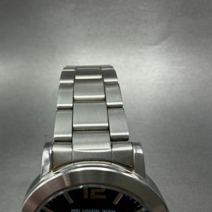Seiko MSI Union 30TH Watch Men 36mm Blue Dial Steel Date Round 7S26A Runs4