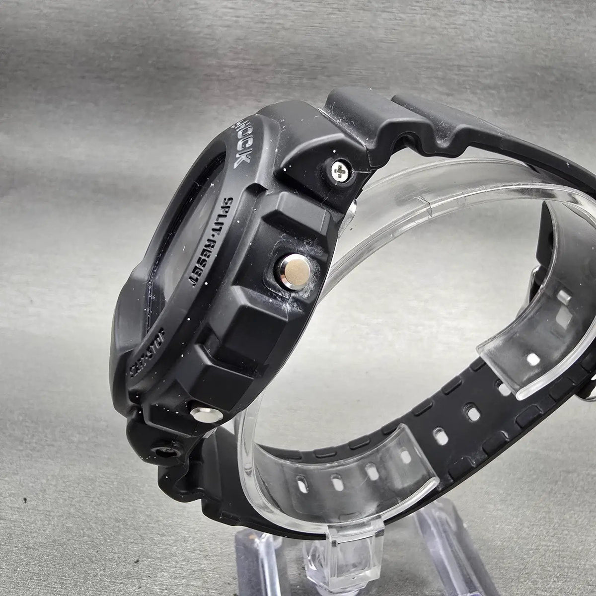 Casio G-Shock DW-6900MMA Watch Men 51mm Black Dial Black Chrono Alarm New Batt2