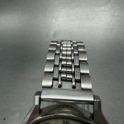 Seiko Business A Watch Men 37mm White Dial Silver Tone Daydate 8346-8000 PARTS5