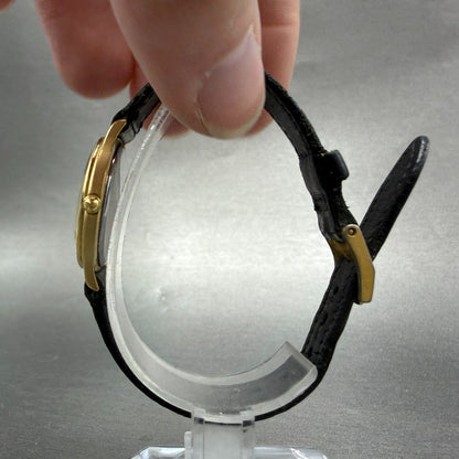 Movado Museum Watch Women 26mm Black Dial Gold Tone Round 87-E4-0814 New Battery6