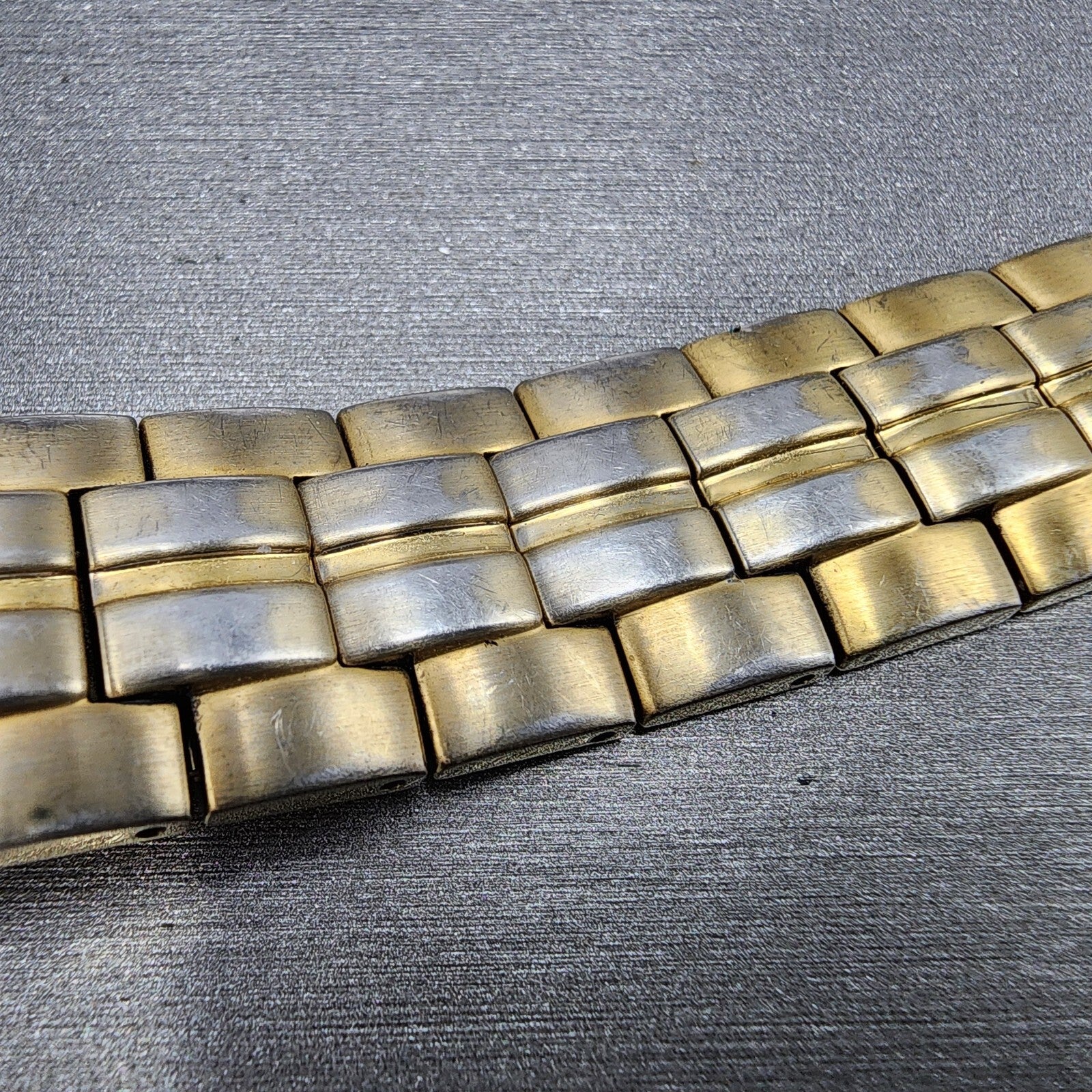 Seiko 32S2ZI Watch Bracelet 21mm Gold Tone Stainless Steel5