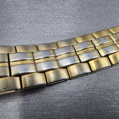 Seiko 32S2ZI Watch Bracelet 21mm Gold Tone Stainless Steel5