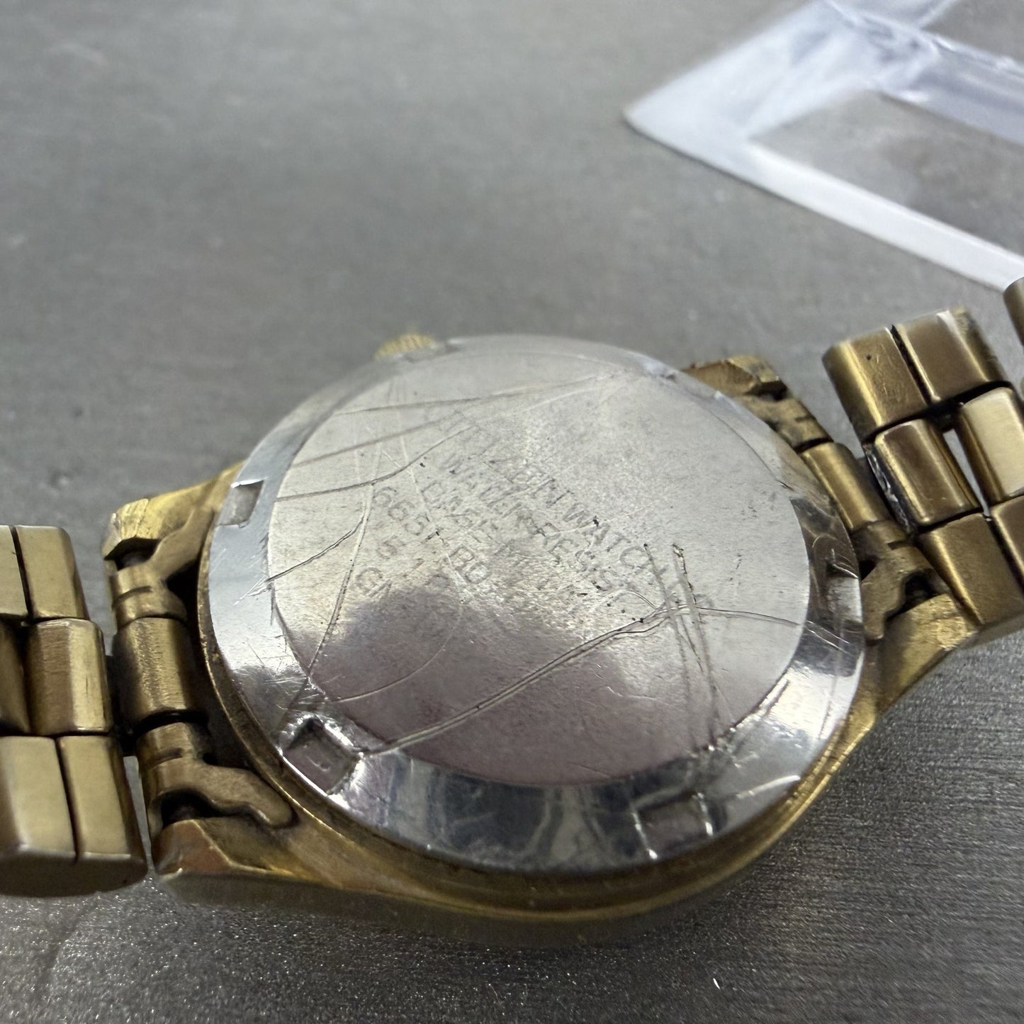 Citizen Automatic Watch Women 26mm Green Dial Gold Daydate 6651-R07068 PARTS10
