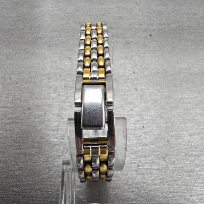 Seiko Watch Women 15mm White Dial Silver Tone Rectangle 1N00-0D09 New Battery7