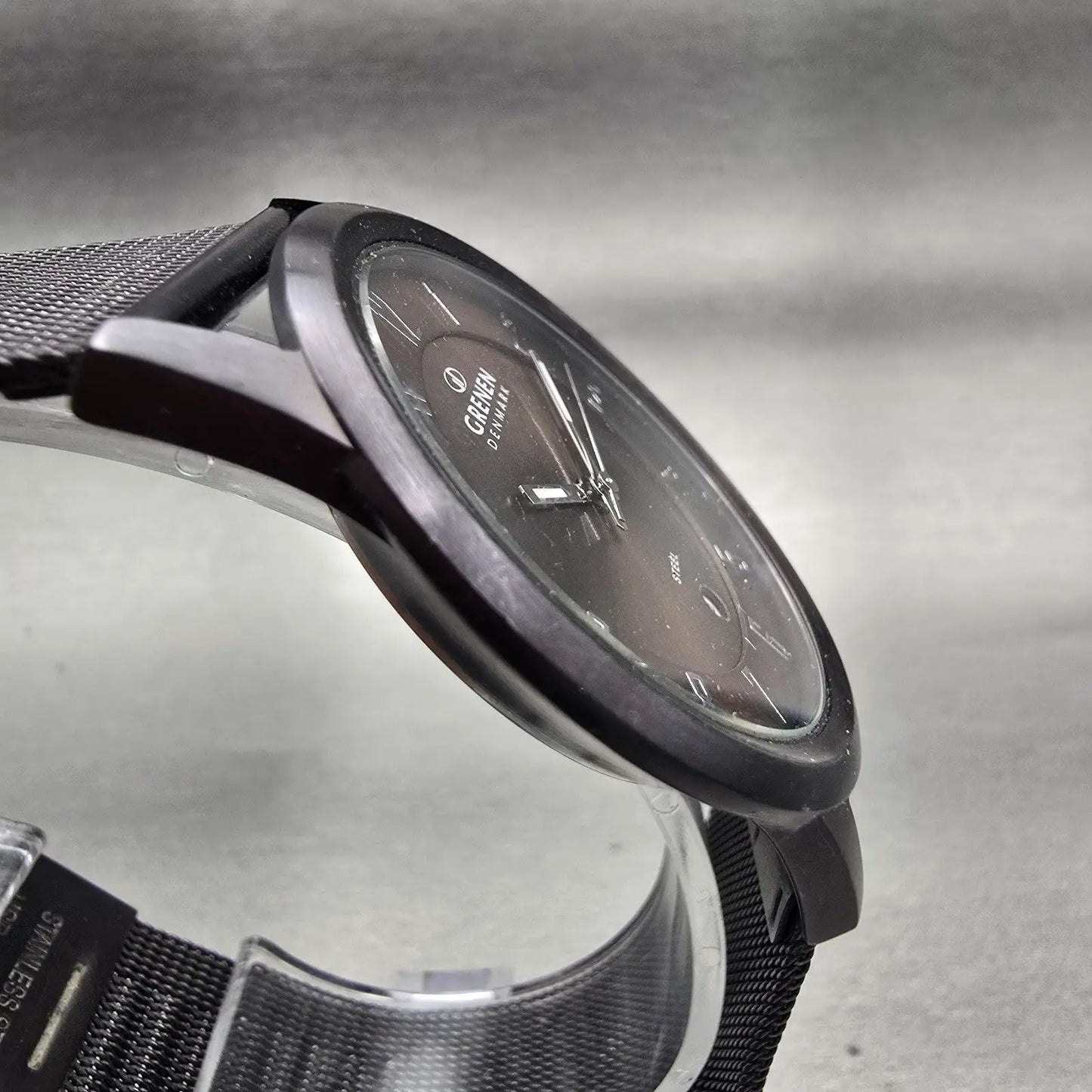 Skagen Grenen Watch Men 38mm Brown Dial Brown Tone Date M-24XLDDD New Battery3
