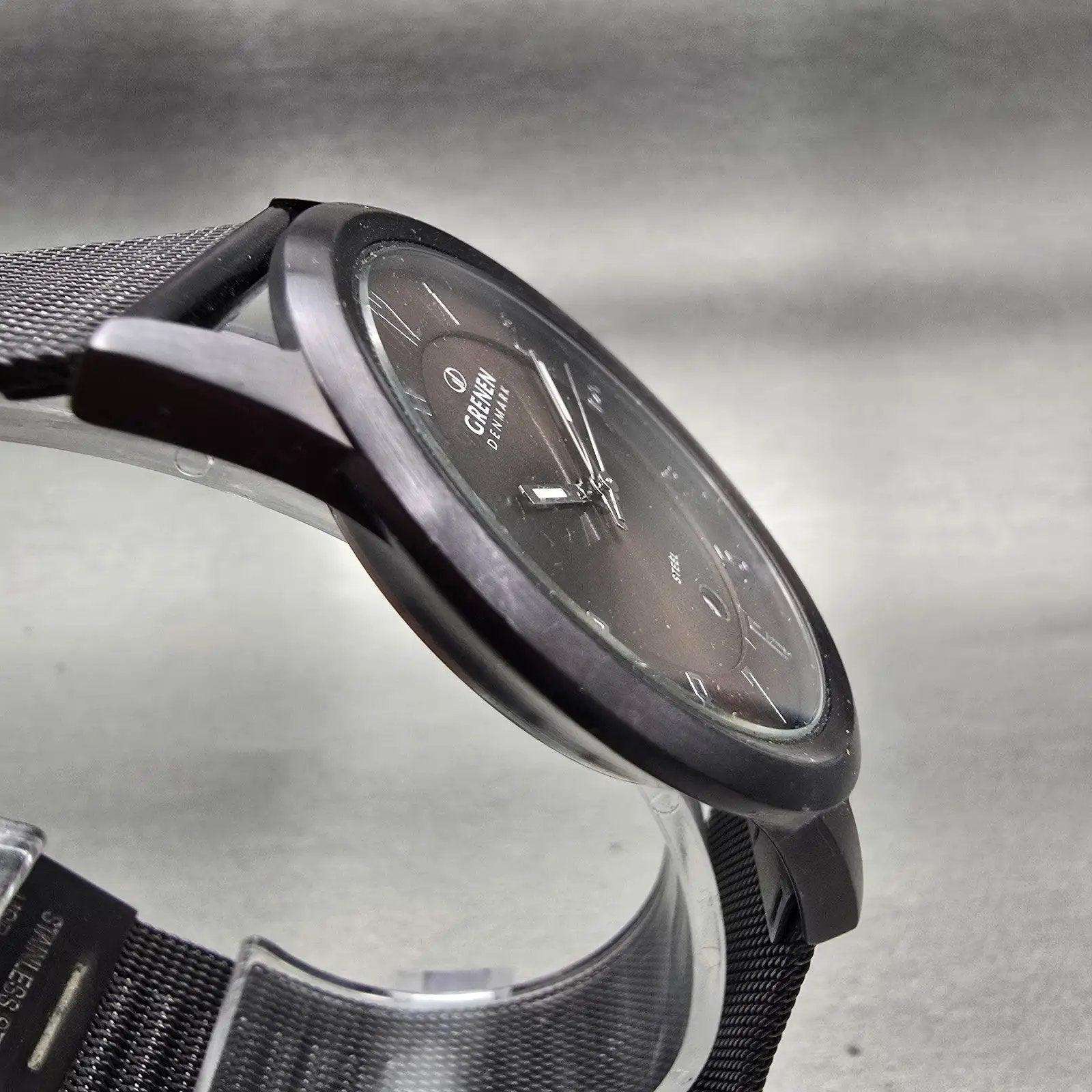 Skagen Grenen Watch Men 38mm Brown Dial Brown Tone Date M-24XLDDD New Battery3