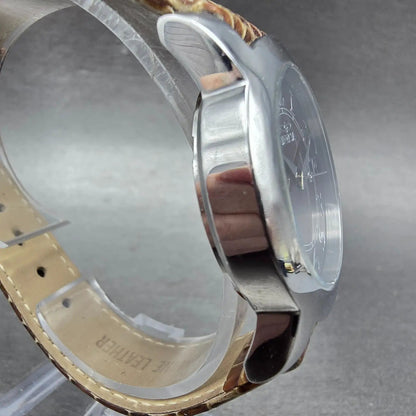 Invicta Watch Women 33mm Brown Dial Silver Tone Date Round 5609 New Battery3