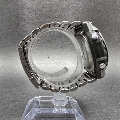 Casio Duro 200 Watch Men 43mm Gray Silver Analog Digital DRO-207 New Battery JDM8