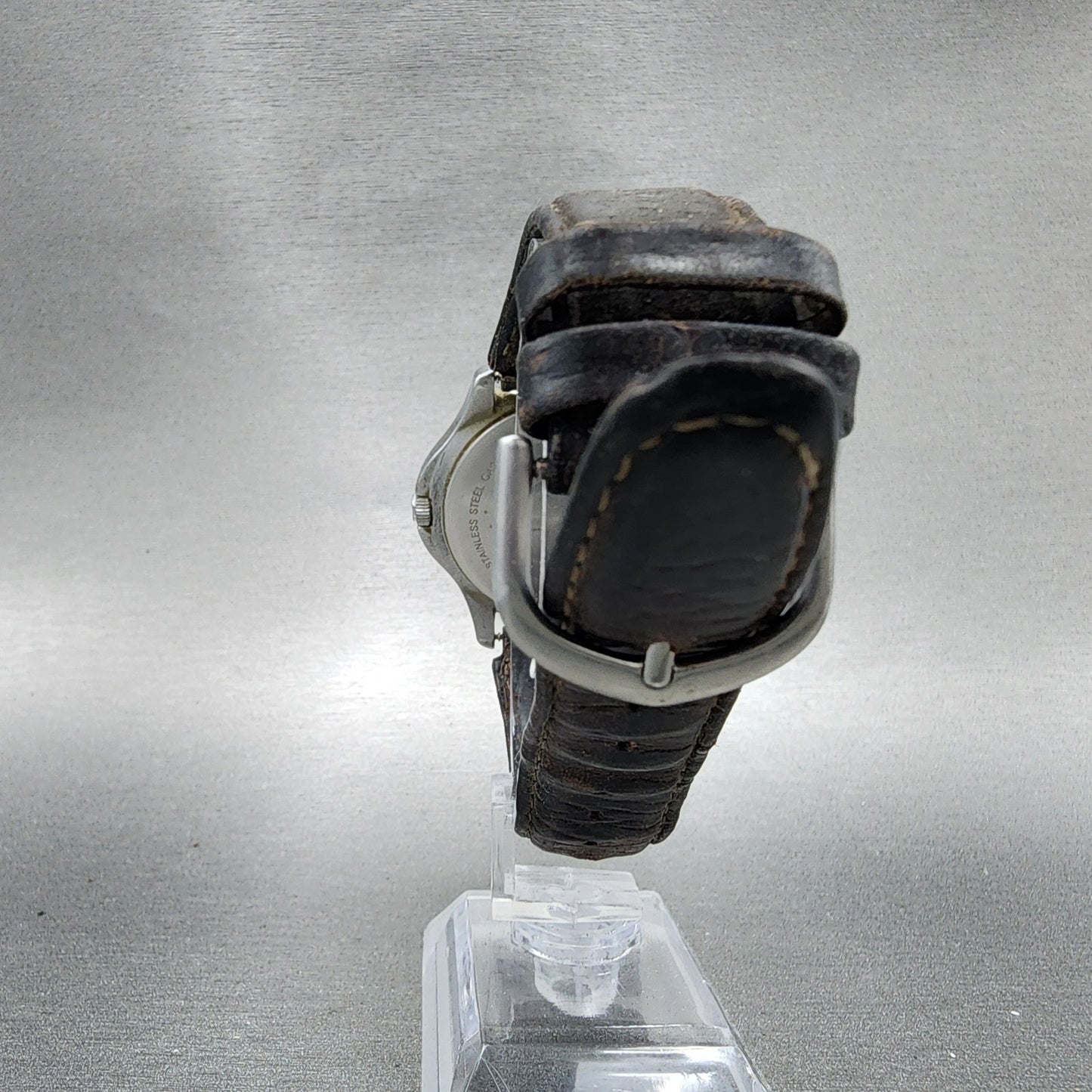Timex Expedition Watch Men 39mm White Dial Silver Tone READ!!! Round New Battery7