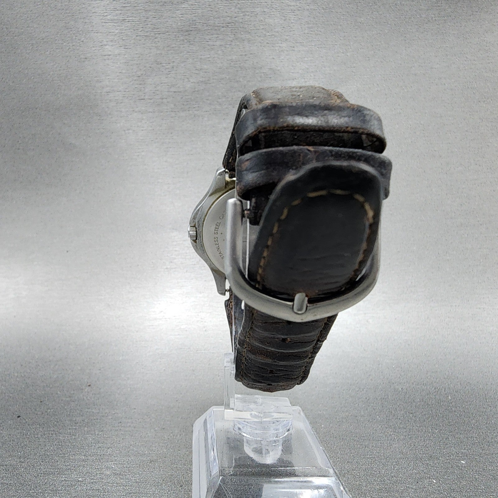 Timex Expedition Watch Men 39mm White Dial Silver Tone READ!!! Round New Battery7