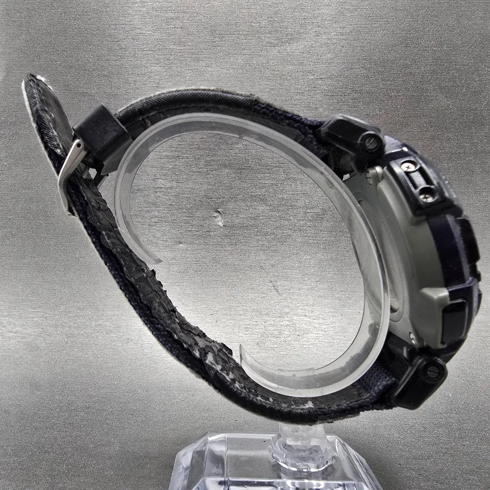 Casio Protek PAG-240 Watch Men 51mm Blue Black triple Senor Alarm Solar Works8