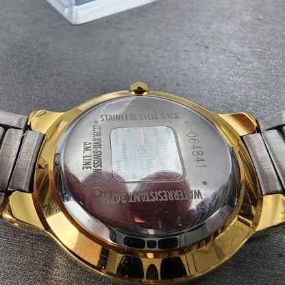 Givenchy Watch Women 34mm White Dial Two Tone Date Round New Battery9