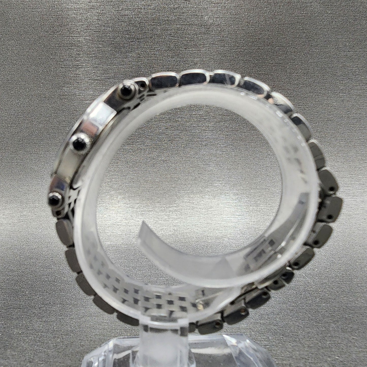 Bulova Accutron Watch Women 24mm MOP Dial Silver Tone Diamond Accents New Batt6